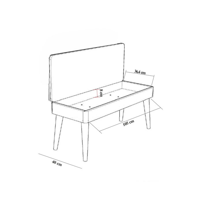 Hanah Home 723 - 1070 Conjunto Muebles Recibidor Sonomo y Verde